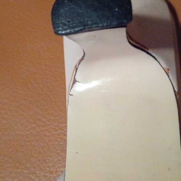 💫Nine WEST Women's Cream Heeled Mules - Picture 10 of 12